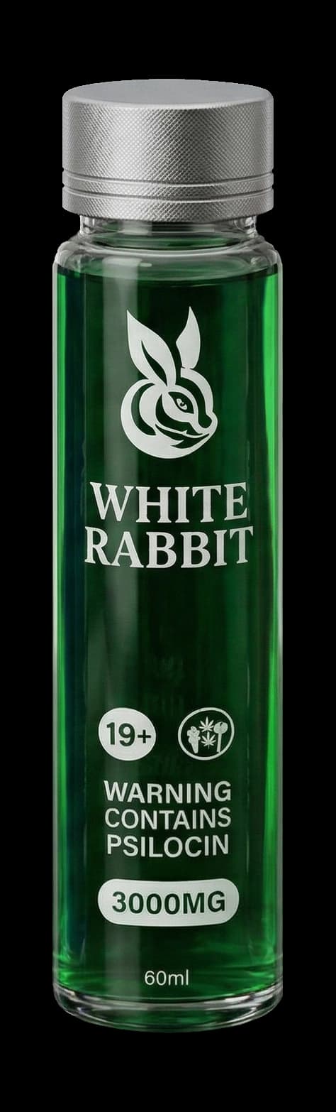 White Rabbit Lemon Lime mushroom drink bottle