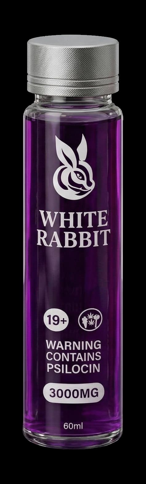 White Rabbit Grape mushroom drink bottle